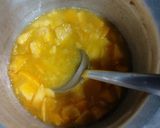 A picture of step 1 of Mango firni ramzan special.