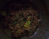 A picture of step 4 of Bhindi Qeema..