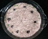 A picture of step 4 of Veg Olive Semolina Savoury Cake.