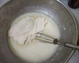 A picture of step 3 of Zebra Cake.