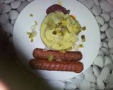 Foto del paso 6 de la receta Puré de patatas con bacón y cebolleta