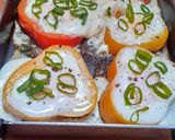 Foto del paso 3 de la receta: Aros de Morrón con Huevo  en La Planchetta con Tapa