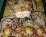 Foto del paso 9 de la receta: Pollo a la navideña con papas rústicas