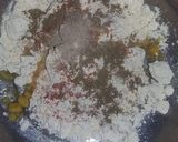 A picture of step 1 of Besan Puri.
