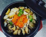 Hình bước làm 5 của món Cơm thố bào ngư