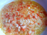 Salsa de crema y zapallo italiano