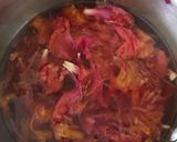 A picture of step 3 of Hibiscus Apple Cinnamon Tea.