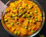 A picture of step 11 of Vegetable Korma.