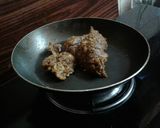 A picture of step 7 of Kajur laddus.