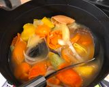 A picture of step 3 of Witches' Snail Broth.