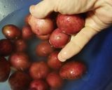 Foto del paso 1 de la receta: Papas en salsa brava con picadillo 🌱vegetariana