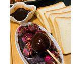 A picture of step 3 of Leftover Bread Chocolate Bombs.