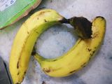 Peanut chocolate dunked bananas
