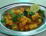 A picture of step 2 of #sabz फराली आलू.
