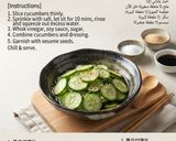 Foto del paso 7 de la receta: Sunomono de Pepino con Ponzu Añejo y Dúo de Sésamo