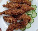 A picture of step 10 of Crispy Zinger strips.