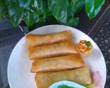 Foto langkah ke 10 dari resep Lumpia isi wortel ayam.