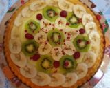 Gyümölcstorta 1 tojásból recept fázis 6 fotója
