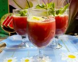 ঠান্ডাই তরমুজের শরবত (Thandai watermelon sharbat recipe in Bengali) রেসিপির ধাপ 6 ছবি