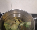Foto del paso 1 de la receta: Tortilla de alcachofas