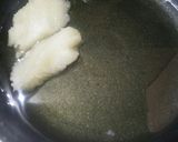 A picture of step 2 of Crumbled Besan dessert.