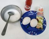 Foto langkah ke 1 dari resep Papeda goreng/ telur Gulung.