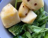 รูปขั้นตอนการทำที่ 1 ของ น้ำสับปะรดคื่นช่ายมะระมะนาว🍋🌿🍍Pineapple- Celery with Bitter Melon and Lemon Juice 🍋🍍