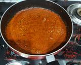 A picture of step 3 of Paneer Kaleji.