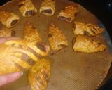 صورة لخطوة 134 من وصفة 🍞🥐عجائب تشكيل العجينة المورقه 🥐🍞