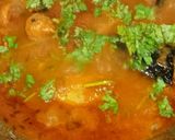 A picture of step 4 of Brinjal potatoes lentils dry dumplings Gravy.