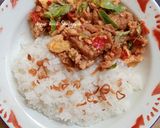 Foto langkah ke 5 dari resep Tempe Telur Penyet.