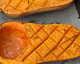 Une image de l'étape 2 de Courge butternut farcie au quinoa.