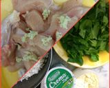 Foto del paso 1 de la receta: Pollo con jengibre y cítricos y guarnición de arroz y espinacas