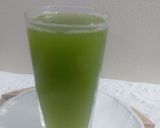 A picture of step 2 of Alovera mint lemonade.
