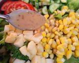 Hình bước làm 2 của món Salad sốt mè rang