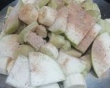A picture of step 3 of Sweet Potato & mix fruits chaat.