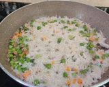 A picture of step 7 of GROUND RICE PULAO.