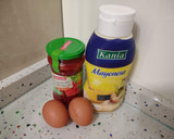 Foto del paso 1 de la receta: Chopped en salsa de canela con macedonia de verduras