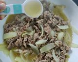 รูปขั้นตอนการทำที่ 3 ของ Japanese Beef bowl ข้าวหน้าเนื้อ