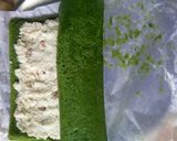 A picture of step 10 of Palak Paneer roll.