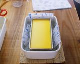 A picture of step 8 of Easy! Creme Caramel / Giant Flan used a loaf pan.