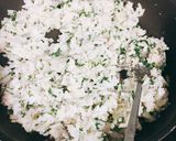 Hình bước làm 3 của món Cơm cá lóc cải xoăn