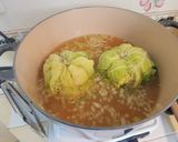 Une image de l'étape 9 de Chou Farci et Pommes de Terres Sautées.