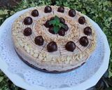 Csokis-cseresznyés cheesecake torta (sütés nélkül) 🍫🍒 recept fázis 7 fotója