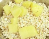 A picture of step 2 of Sabudana Tikki.