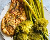 Foto del paso 1 de la receta: Pollo con brócoli y espárragos