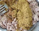 A picture of step 3 of Fry kabab.