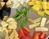A picture of step 1 of Winter Vegetables simple curry.