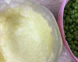 A picture of step 3 of Aloo Mater salan.