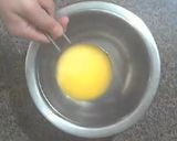 A picture of step 1 of Ghevar with rabri.